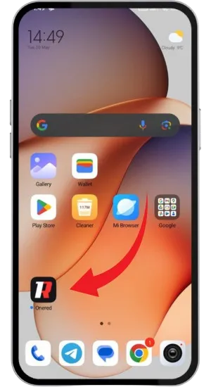 Casino icon on the home screen